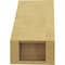 Ekena Millwork 5-inch W x 8-inch D x 8-inch H Legacy Rough Cedar Woodgrain TimberThane Knee Brace, Primed BRCUR05X08X08LECRCPR - alternate 6